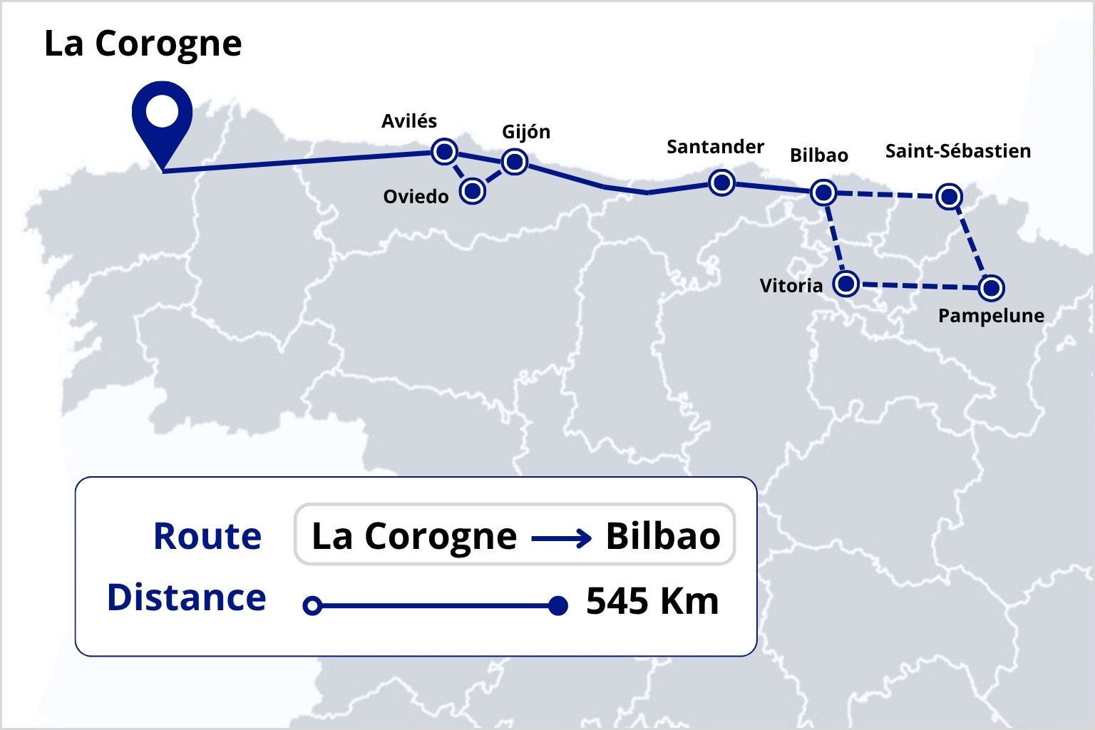 FR Ruta Transporte Carretera A Coruña - Bilbao